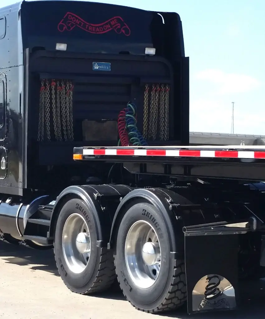 Semi flaps with custom weights