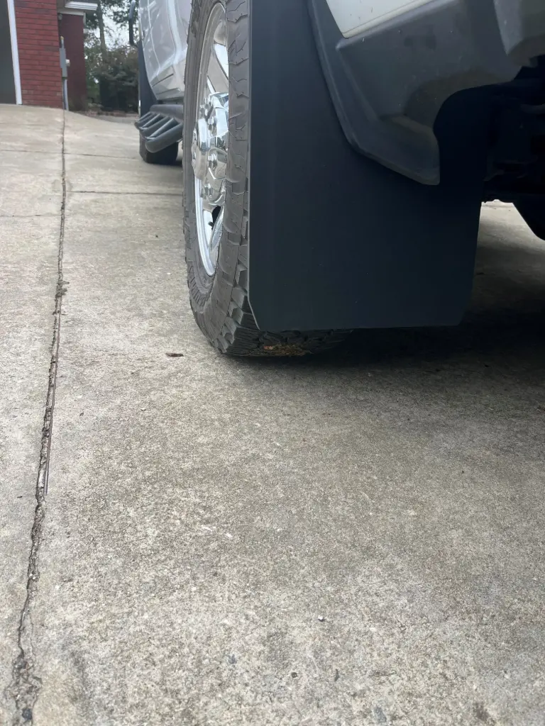 Ram 2500/3500 rear mud flaps, 2016-Current, single rear wheel