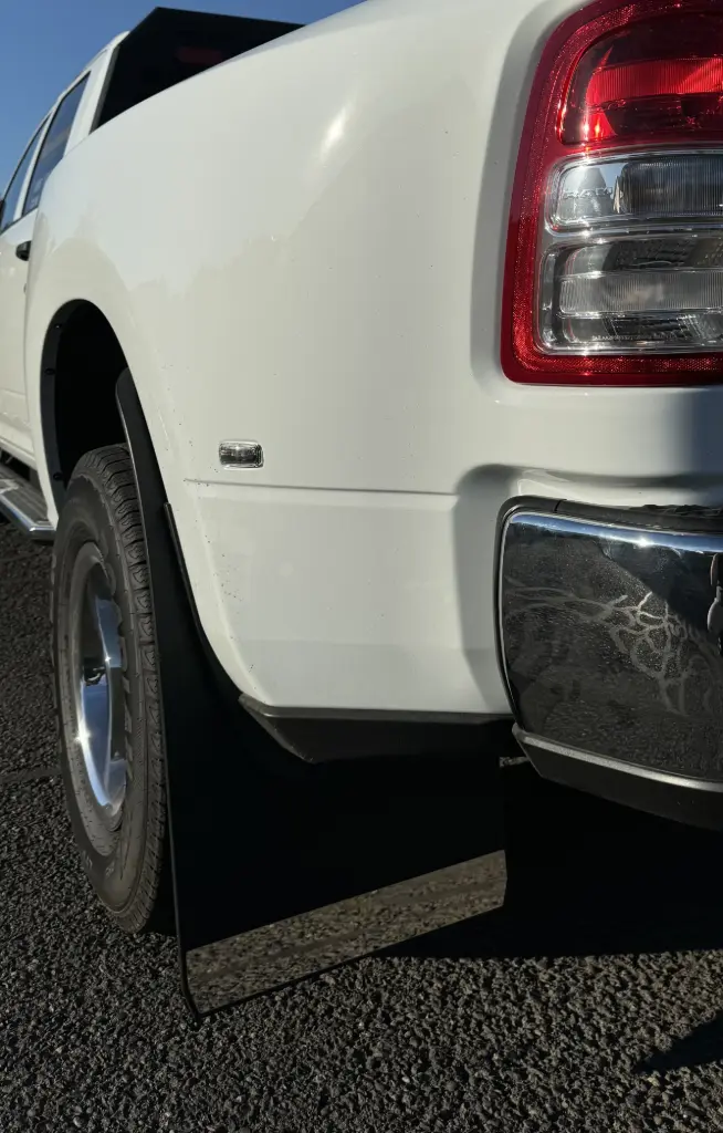 Ram 3500/4500/5500 rear mud flaps,  2010-Current, dually