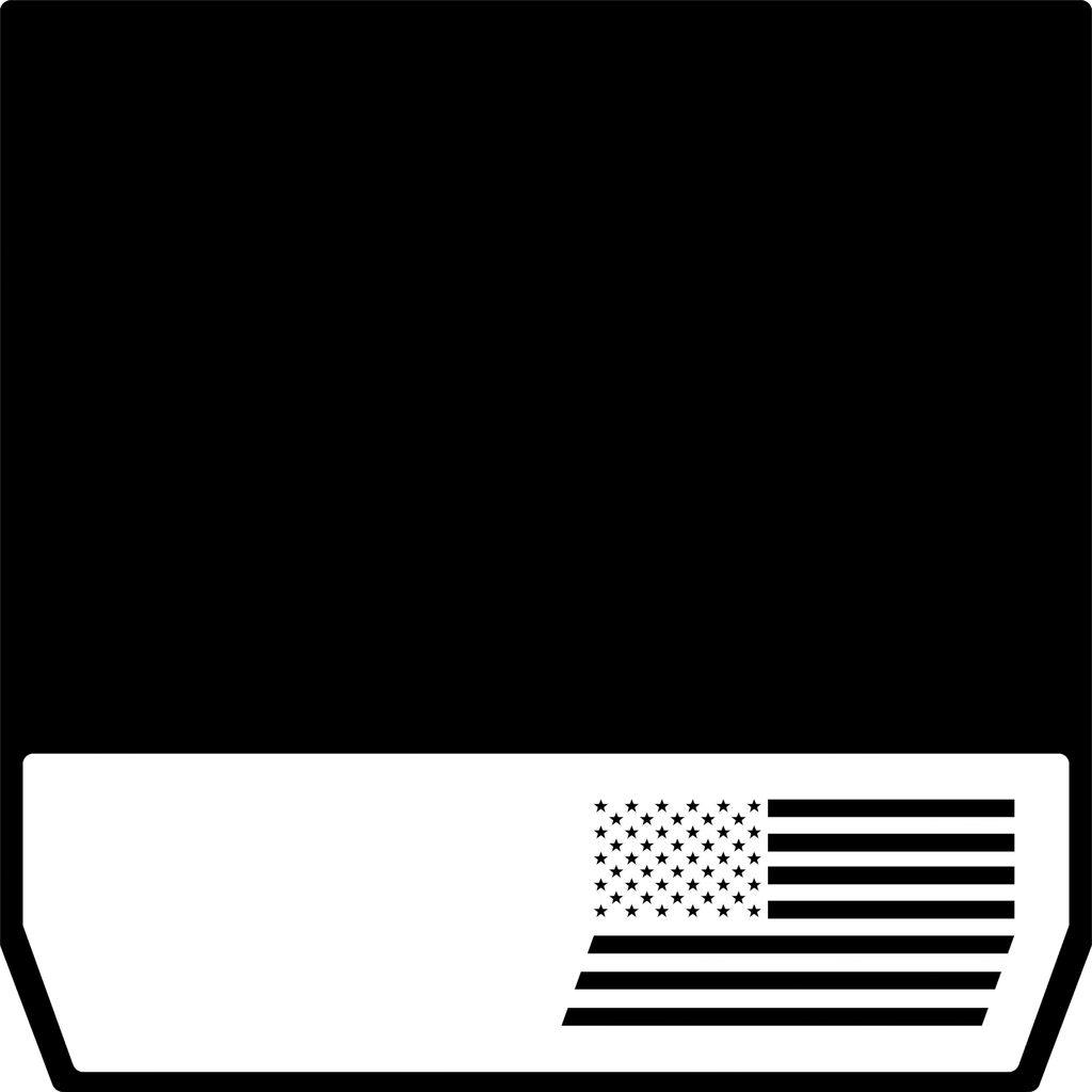 American Flag BlackLine Weight 