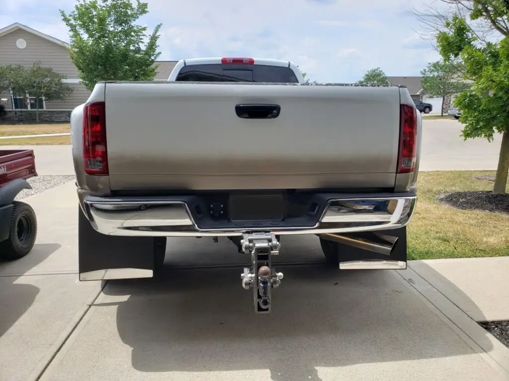 Dodge 3500 rear mud flaps, 2003-2009, dually