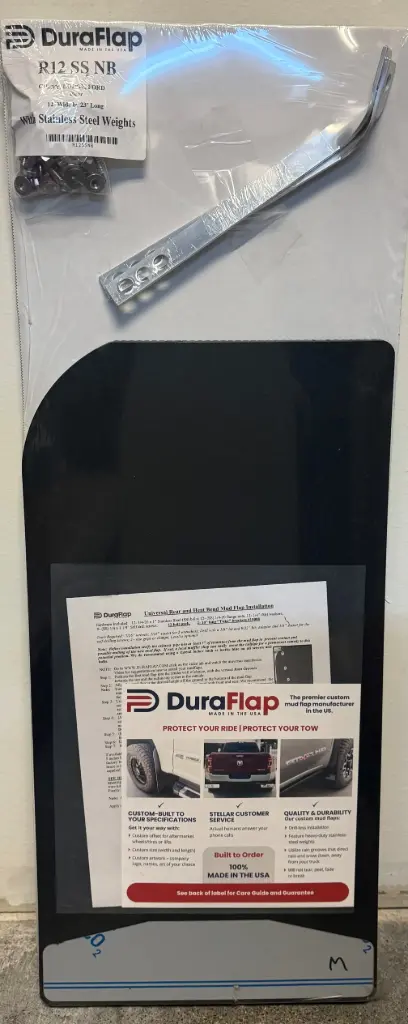 Universal rear mud flaps