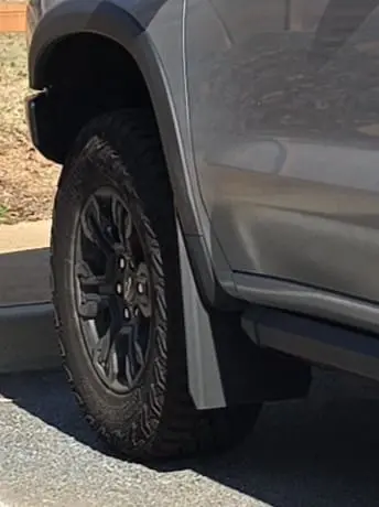 Chevy 1500 ZR2 front mud flaps, 2022 – Current