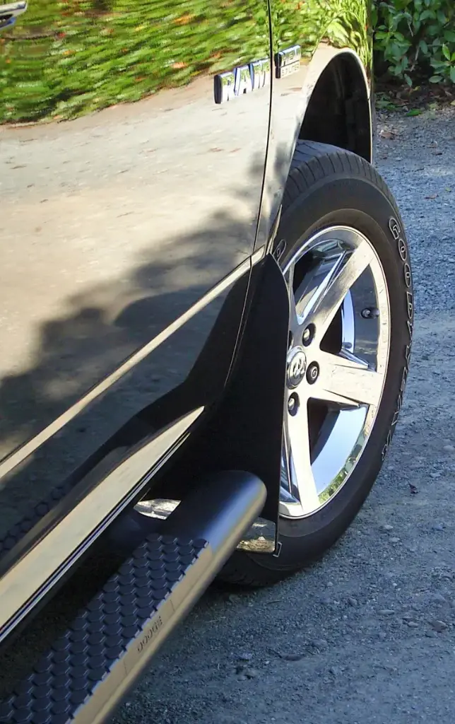 Ram 1500 front mud flaps, 2009-2013  