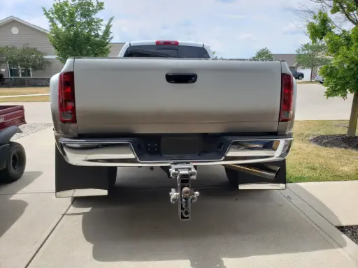 [007987] Dodge 3500 rear mud flaps, 2003-2009, dually