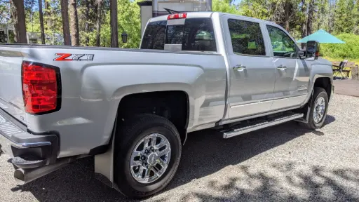 [0324] Chevy 2500/3500 rear mud flaps, 2015 – 2019, single rear wheel