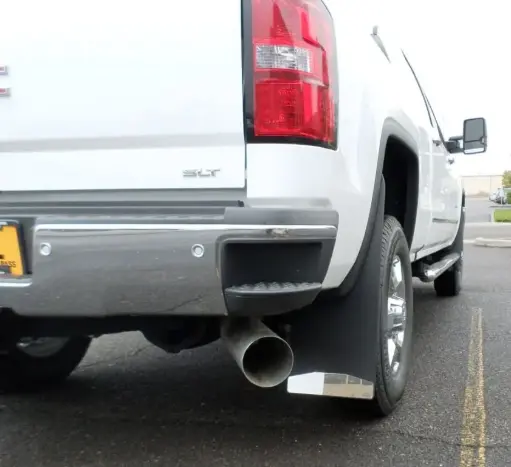 [0369] GMC 2500/3500 rear mud flaps, 2015 - 2019, single rear wheel