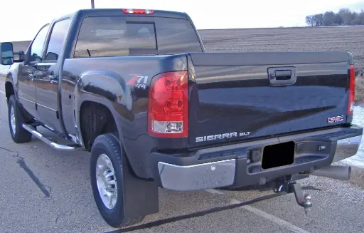 [0378] GMC 2500/3500 rear mud flaps, 2007.5 – 2014, single rear wheel