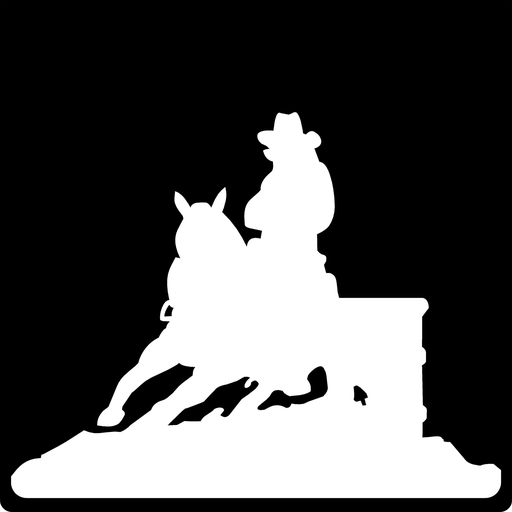 [002290] Barrel Racer Silhouette Weight 