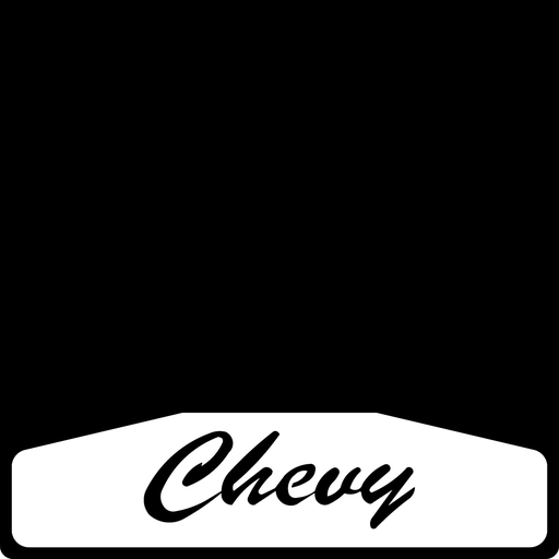 [005458] Chevy Script Weight 