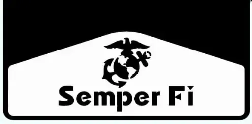 [007689] Marine w/Semper Fi Weight 