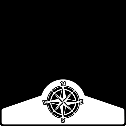 [004812] Compass Rose Weight