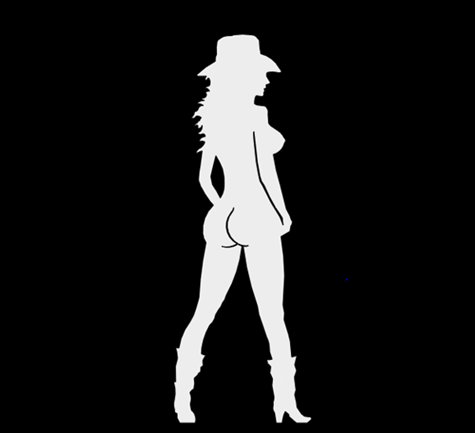 [0051] Naked Cowgirl Silhouette Weight